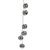 Christmas bauble Rattle Silver 5 x 2,5 x 41 cm (24 Units)