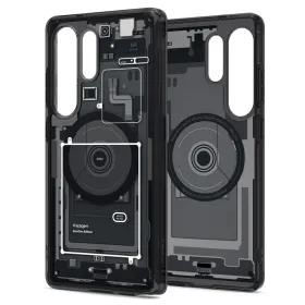 Spigen Ultra Hybrid Mag MagSafe - Case for Samsung Galaxy S25 Ultra (Zero One Black)
