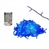 Wreath of LED Lights Blue 14,4 m Transparent 6 W (6 Units)