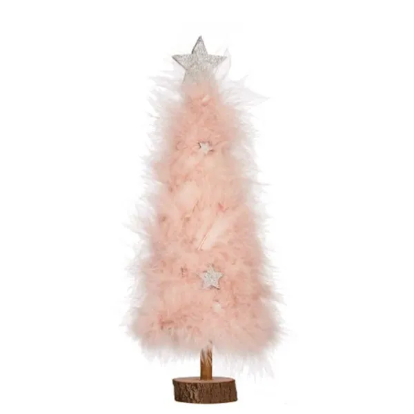 Christmas Tree Pink Wood Plastic 9 x 34 x 9 cm (6 Units)