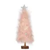 Christmas Tree Pink Wood Plastic 9 x 34 x 9 cm (6 Units)