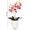 Christmas Tree Pink Wood Plastic 9 x 34 x 9 cm (6 Units)