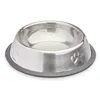 Dog Feeder Silver Grey Rubber Metal 15 x 4 x 15 cm (24 Units)