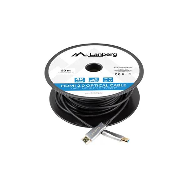 HDMI Cable Lanberg CA-HDMI-20FB-0500-BK 50 m