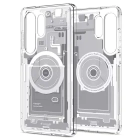 Spigen Ultra Hybrid Mag MagSafe - Case for Samsung Galaxy S25 Ultra (Zero One White)