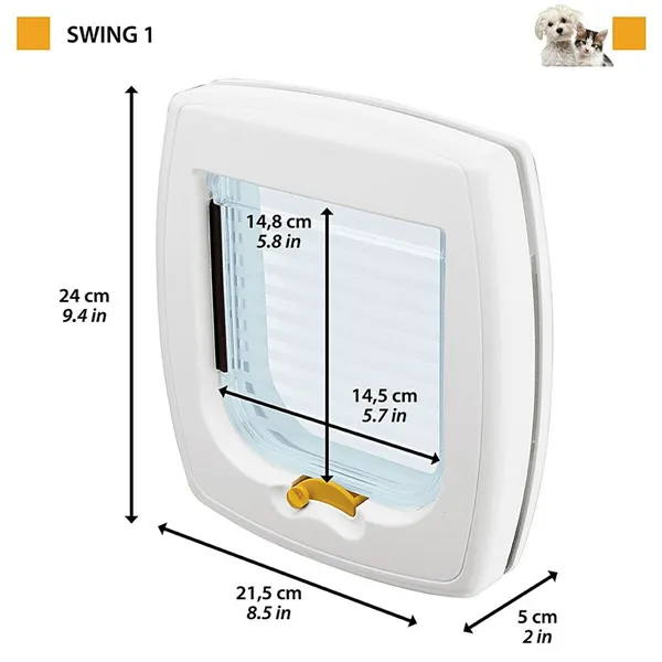 Cat Flap Ferplast Swing 1 Brown Bronze Plastic