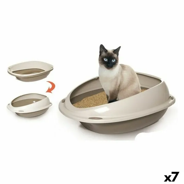 Cat Litter Box Georplast GP10533 57 x 40 x 19 cm (7 Units) (57 cm)