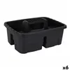 Tool Organiser Dem Brico Tray Black 38,5 x 29,5, x 17 cm (6 Units)