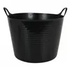 Multi-purpose Plastic Basket Dem Flexy Black (26 l) (Ø 39 cm)