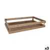 Storage Box Inde Bamboo 53 x 32,5 x 10 cm (3 Units)