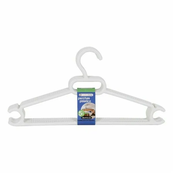 Hangers Leo Dem Leo Plastic 5 Pieces 38 x 17,5 cm (12 Units)