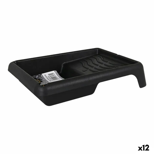 Paint Tray Dem Brico Black 38,5 x 28,5 x 7,5 cm (12 Units)