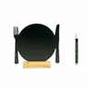 Board Securit With support Pieces of Cutlery 24 x 25,3 x 6 cm