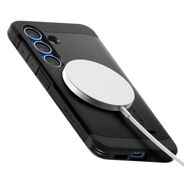 Spigen Tough Armor MagSafe - Case for Samsung Galaxy S25 (Black)