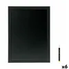 Board Securit Woody Teak Wall Black 40 x 20 cm