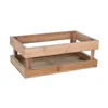 Storage Box Inde Bamboo 26,5 x 16,2 x 10 cm (3 Units)