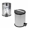 Waste bin Confortime Silver Metal 4 Units 5 L 20 x 27,5 cm (20 x 20 x 27,5 cm)