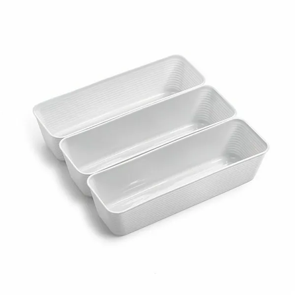 Basket set Dem Multi-use Plastic (3 Pieces) (24 Units)