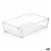 Multi-use Box Quttin Transparent 20 x 32,5 x 7 cm (12 Units)