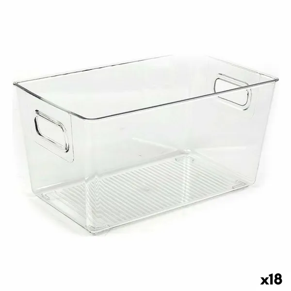 Multi-use Box Dem Transparent 25,7 x 15,3 x 13,5 cm (18 Units)