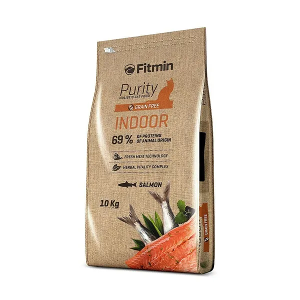 Cat food Fitmin Purity Indoor Adult Fish Cod 10 kg