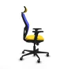 Office Chair with Headrest Jorquera Piqueras y Crespo 2D036G2 Yellow