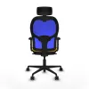 Office Chair with Headrest Jorquera Piqueras y Crespo 2D036N2 Yellow
