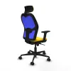 Office Chair with Headrest Jorquera Piqueras y Crespo 2D036N2 Yellow