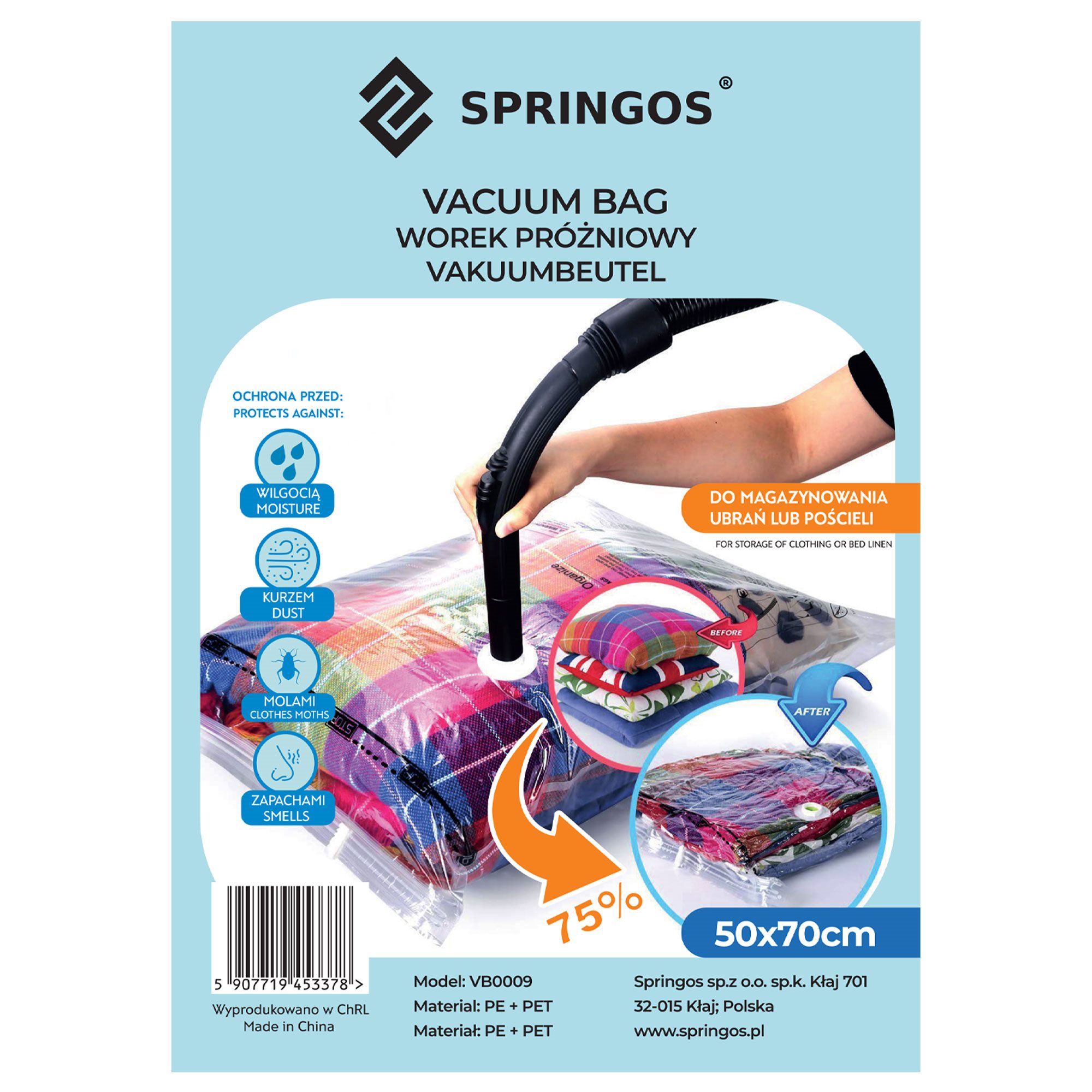 Vakuuminis maišelis Springos VB0009 50x70cm | Pirkti internetu — Megaluks
