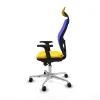 Office Chair with Headrest Jorquera Piqueras y Crespo 2D086N1 Yellow
