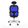 Office Chair with Headrest Jorquera Piqueras y Crespo 2D086N1 Yellow