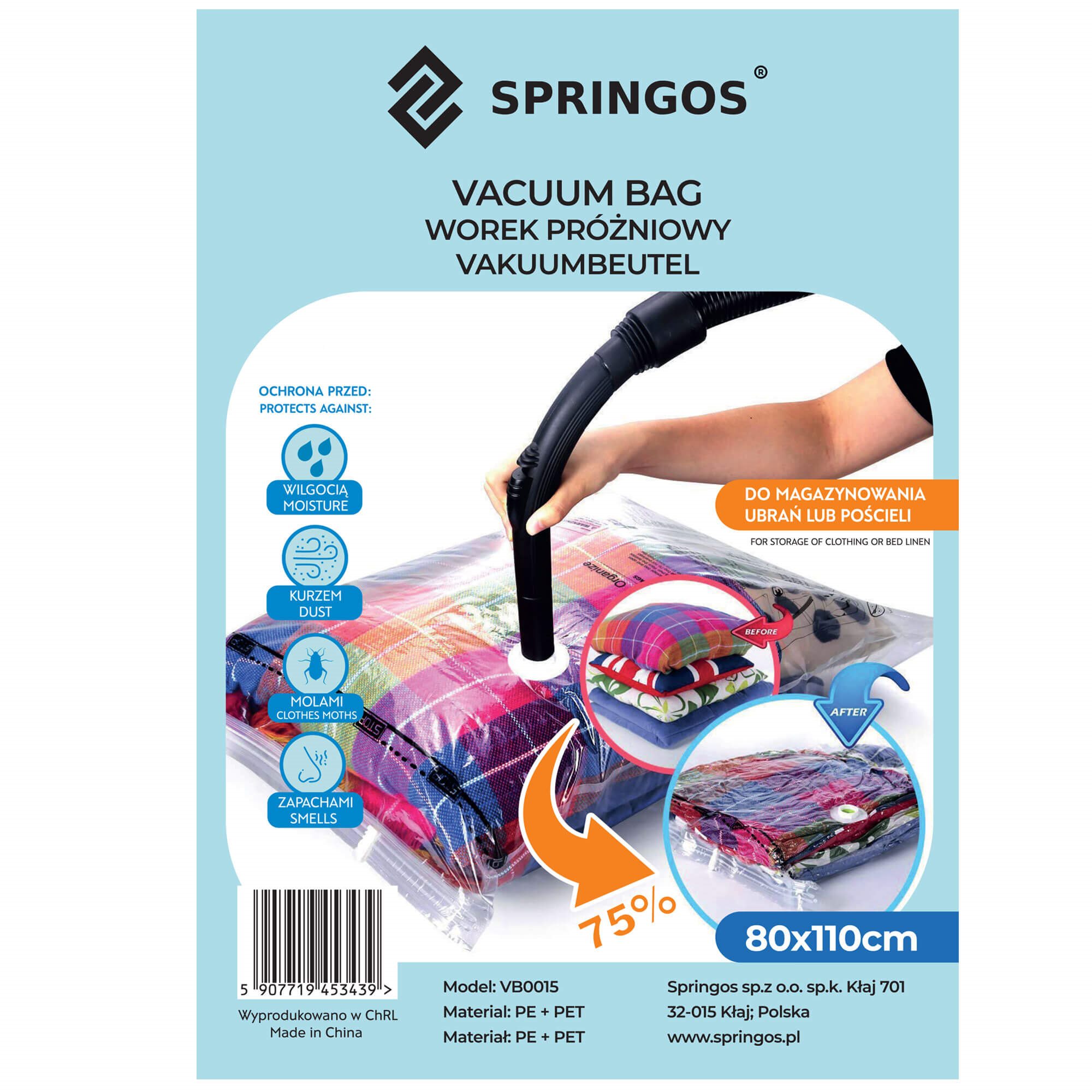 Vakuuminis maišelis Springos VB0015 80x110cm | Pirkti internetu — Megaluks