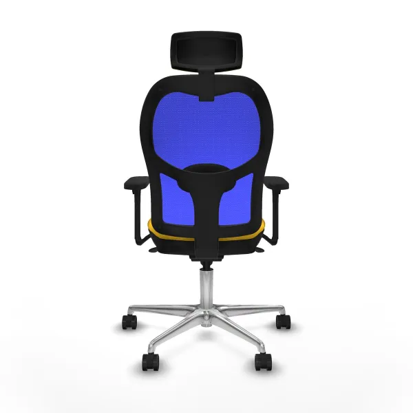 Toimistotuoli niskatuella Jorquera Piqueras y Crespo 3D086N2 Keltainen