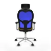 Office Chair with Headrest Jorquera Piqueras y Crespo 3D086N2 Yellow