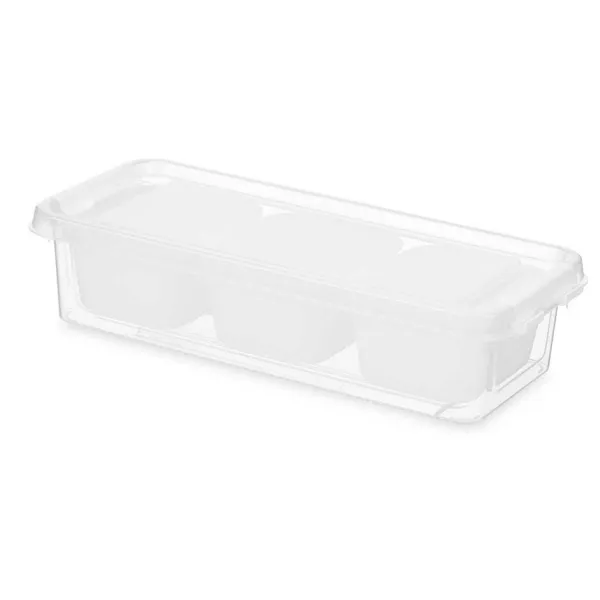 Organiser White Plastic 28,2 x 6 x 11,7 cm (12 Units)