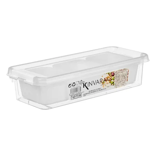 Organiser White Plastic 28,2 x 6 x 11,7 cm (12 Units)