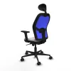 Biroja krēsls ar galvas atbalstu Jorquera Piqueras y Crespo 2D036N1 Balts