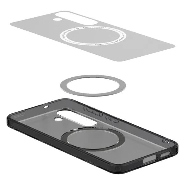 Spigen Ultra Hybrid Mag MagSafe - Case for Samsung Galaxy S25 (Frost Black)