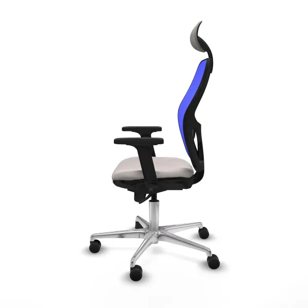Office Chair with Headrest Jorquera Piqueras y Crespo 2D086N1 White