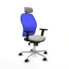 Office Chair with Headrest Jorquera Piqueras y Crespo 2D086N2 White