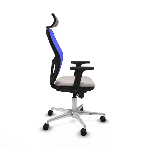 Office Chair with Headrest Jorquera Piqueras y Crespo 2D086N2 White