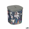 Money box Multicolour Astronaut Plastic 9 x 10,2 x 9 cm (48 Units)