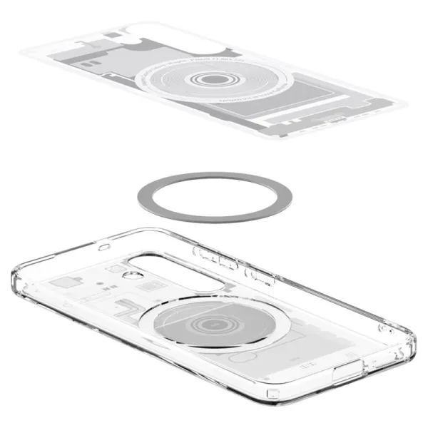 Spigen Ultra Hybrid Mag MagSafe - Case for Samsung Galaxy S25 (Zero One White)
