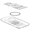 Spigen Ultra Hybrid Mag MagSafe - Case for Samsung Galaxy S25 (Zero One White)