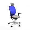 Biroja krēsls ar galvas atbalstu Jorquera Piqueras y Crespo 3D086N2 Balts