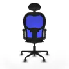 Office Chair with Headrest Jorquera Piqueras y Crespo 2D036G1 Navy Blue