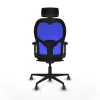 Office Chair with Headrest Jorquera Piqueras y Crespo 2D036G2 Navy Blue