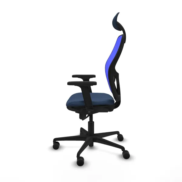 Office Chair with Headrest Jorquera Piqueras y Crespo 2D036N1 Navy Blue