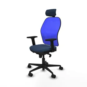 Office Chair with Headrest Jorquera Piqueras y Crespo 2D036N2 Navy Blue
