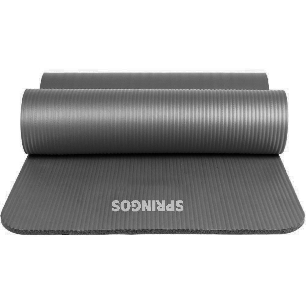 Yoga mat Springos YG0001 180 cm gray